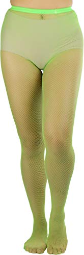 Image of ToBeInStyle Women's Sexy Vibrant Fine Classic Fishnet Full Footed Pantyhose