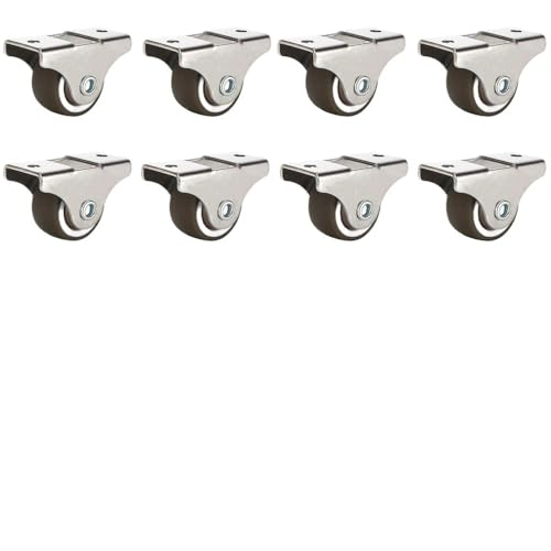 Roulettes pivotantes silencieuses en caoutchouc souple de haute qualité