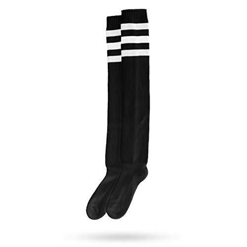 American Socks Ultra High - Talla única Fits All Black / White - White - White