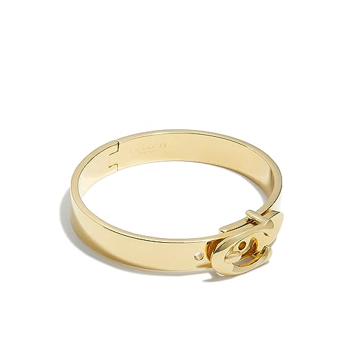 Coach Women's Signature C Buckle Bangle Bracelet