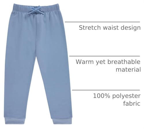 Image of BTween Kids Girls Fashion Stretch Waist Ultra Soft Jogger Pants Set 3 Pack Bundle