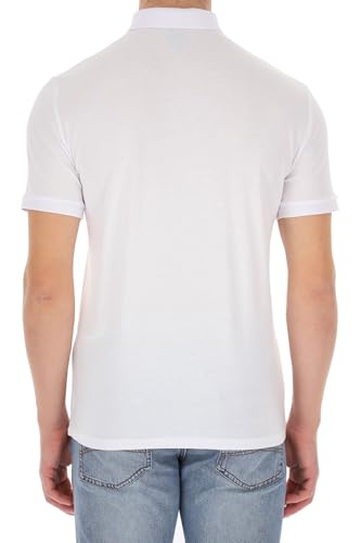 Armani Exchange Men's Short Sleeve Milano/New York Logo Jersey Polo Shirt4