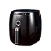 6,5L Frytownica Bez Oleju Gotowanie W Domu Automatyczny Inteligentny Piekarnik Elektryczna Kuchenka Airfryer Frytki, Nieprzywierający I Można Myć W Zmywarce,Black