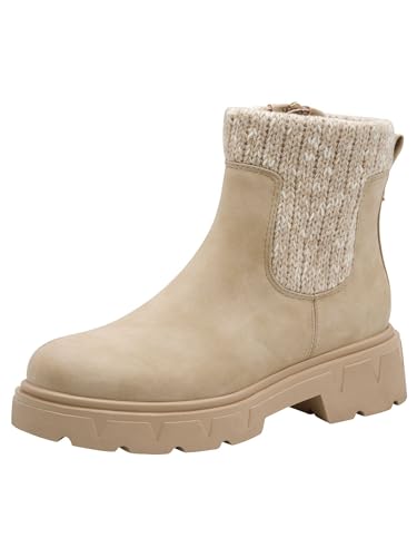Marco Tozzi Damen 2-86409-45 Stiefelette, Beige Comb, 40 EU