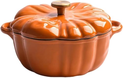 カボチャ型 両手鍋 オレンジ グリーン*5 カボチャ型 両手鍋 オレンジ