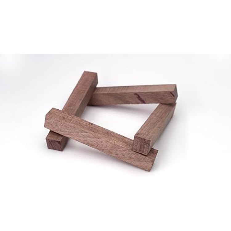Purpleheart Pen Pen Pen Blanks 50 Pack (3/4 x 3/4 x 4) | Exotic Wood Turning Blanks for Pen Making, Woodturning & DIY Craft Supplies by Exotic Wood Zone