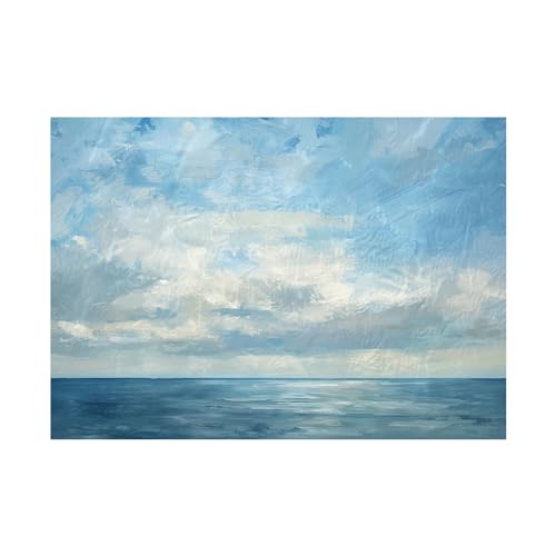 Peinture abstraite 80x120cm WODJEM pour decoration murale moderne de salon