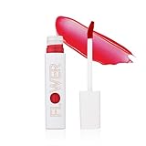 FLOWER BEAUTY By Drew Barrymore Bitten Lip Stain - Long-Lasting Color - Hydrating + Water-Based Formula - Gel-Like Texture - (Saucy)