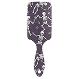 Dancing Purple Skelett-Bürsten zum Föhnen der Kopfhaut, Massagebürste...