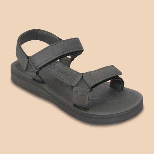 Image of YOHO EVA Sandals for Women | EVA sole | Comfortable cushioned sole with TPR base | Lightweight | Soft skin friendly straps | Adjustable straps | Velcro closure | Vibrant colour options