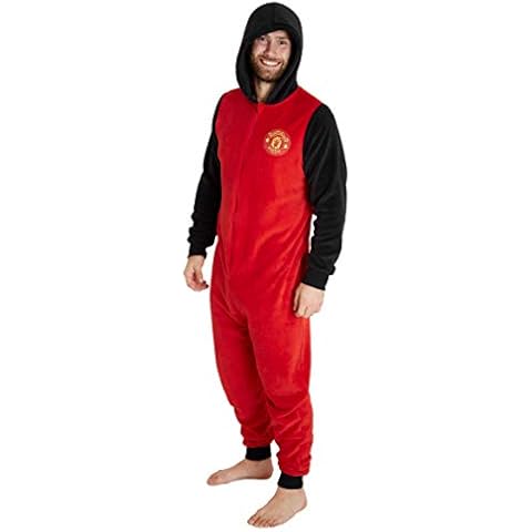 Manchester United F.C. Men's Fleece Onesie Cover