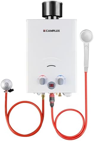 Camplux AY132B-DE Tankloser Durchlauferhitzer 50 Mbar, 5 Liter