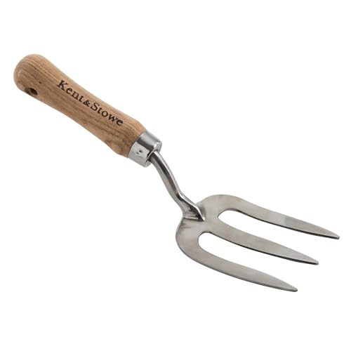 Kent & Stowe - Horquilla de mano para jardín acero inox miniatura 1