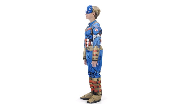 Disfraz Capitán América juvenil oficial Marvel miniatura 6