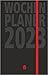 Produktbild Wochenplaner 2023: Edler Kalender und Organizer, 2 Lesebändchen, Tasche für Visitenkarten, viel Platz für Notizen, verschließbar mit Gummizug