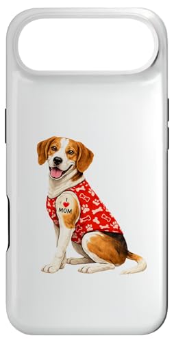 American Foxhound Mom | I Love Mom �n�[�g�^�g�D�[ | ���b�h�x�X�g �X�}�z�P�[�X iPhone Air �p