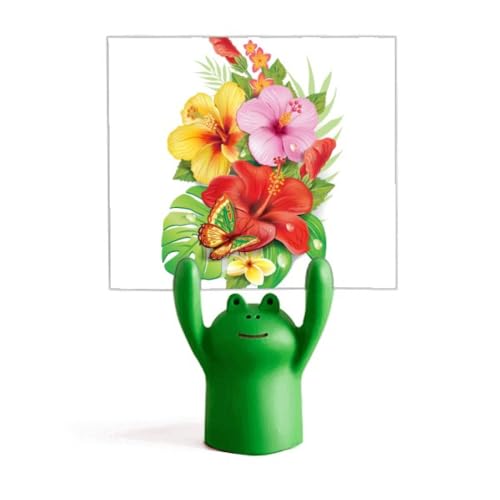Bouquet de fleurs memo holder pour offrir des vœux de bonheur et égayer le quotidien