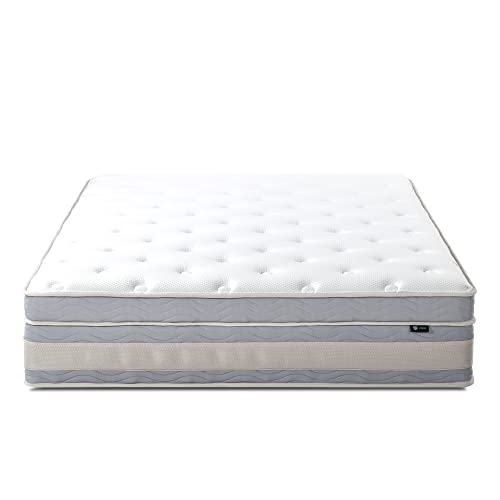 Zinus 14 Inch Green Tea Cooling Gel Memory Foam Hybrid Mattress / Pocket Innersprings for Motion Isolation, Queen - Image 11