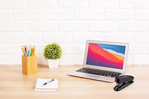 Grapadora Novus negro ideal para organizar apuntes y proyectos escolares 4