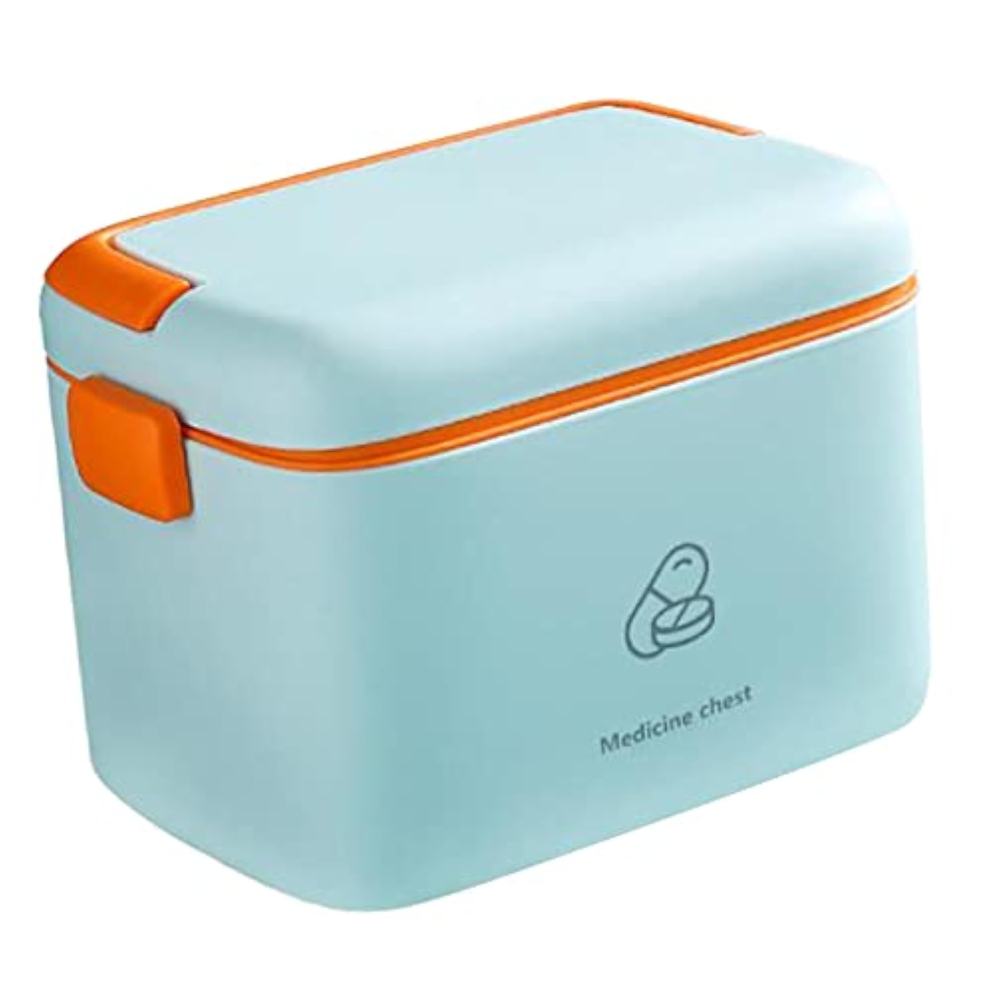 Storage Box Case for Cosmetic Daily Supplies, Orange