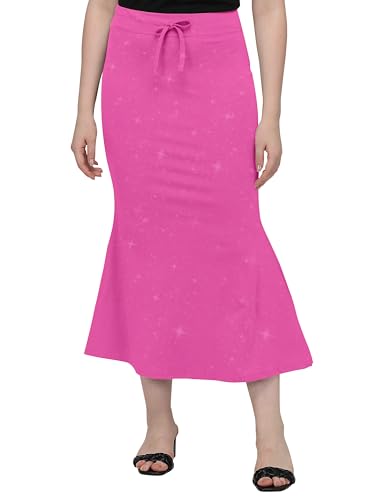 Image of Mehrang Stretchable Shimmer Saree Shapewear Petticoat for Women, Skirts for Women,Shape Wear Dress for Saree