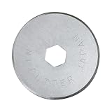 NT Cutter 28mm Rotary Blades for Rotary Cutter and Large Fabric Circle Cutter, 2-Blade/Pack, 1 Pack (BR-28P)