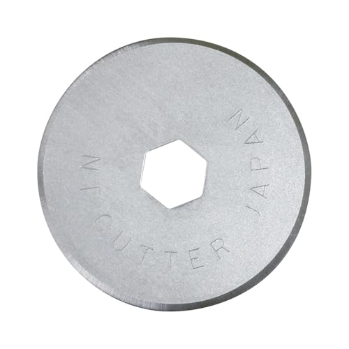 NT Cutter 28mm Rotary Blades for Rotary Cutter and Large Fabric Circle Cutter, 2-Blade/Pack, 1 Pack (BR-28P)