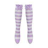 DSORVICD Knee High Socks for Women-Striped Long Tube...