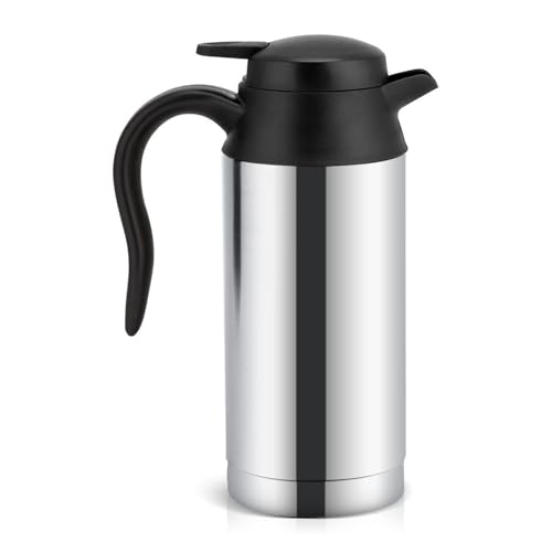 Tetera Eléctrica de Acero Inoxidable 12V 750ml para Auto miniatura 7