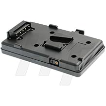 HangTon V-Mount Battery Bracket to 3-Stud Gold Mount Plate Adapter Converter for Panasonic Camer Anton Bauer IDX D-tap Output A-GP-S