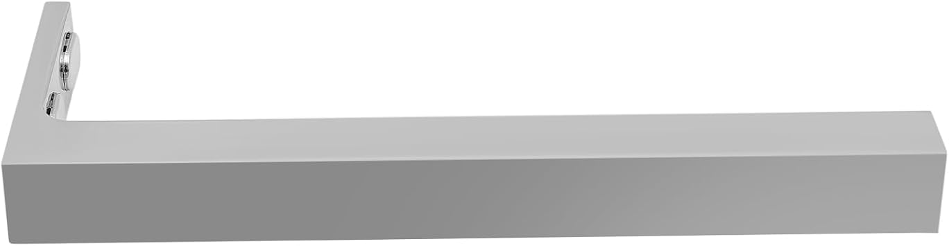 Frameless Glass Clamp L Shape Stabilizer Mounting Bracket,Glass Door L-Shape Stabilizing Bracket, Glass Support Bracket Stabilizer, Stabilizer Mounting Bracket (Silver,Left Side)