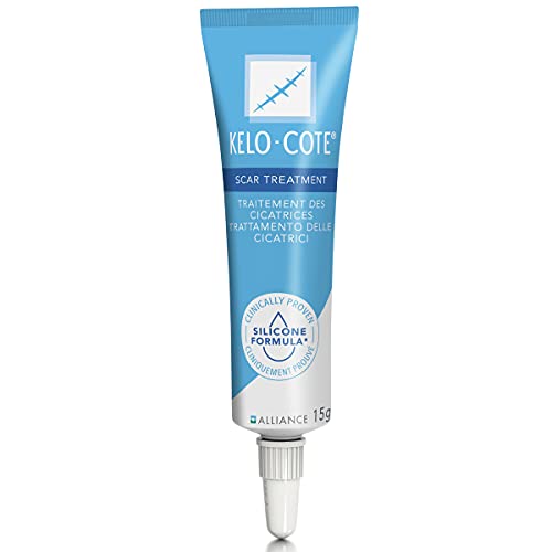 HYRA Kelo-cotee Gel Scars Gel 15 Gram, Cream Tube, Relieves itching and Pain, Fit For Surgical Scars C-section Scars Cosmetic Surgery Burn Scars Childrens Scars