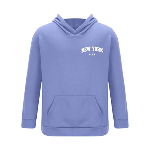 Sweat à capuche homme lettres imprimées mode de loisirs violet - 2