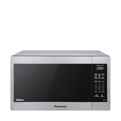 Panasonic NN-SC73LS 1.6 cu. ft. 1200W Countertop Microwave Oven with Inverter...