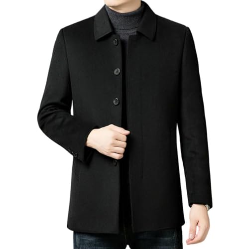 Doudoune courte en laine double face pour homme de style casual chic