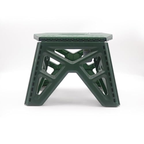 Royalford Plastic Folding Step Stool RF12934 Handle Rattan Camping Balcony Picnic Stool Space-Saving Portable Folding Stool Durable Plastic Stackable Assorted Colors