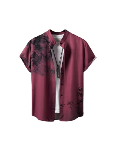 Image of Men's Lycra Digital Print Casual New Shirt Casual Shirts