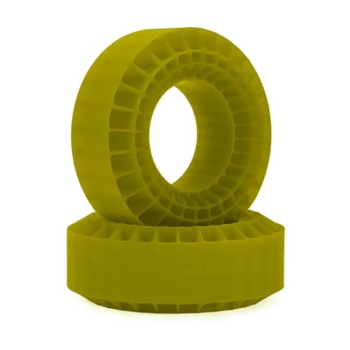 RC�^�C�� For TRX4 SCX10 III CJ-7 For Capra BRX01 TF2 GEN8 1.9 �C���` �^�C�� �\�t�g �V���J�Q�� �A���`�t�H�[�� �C���T�[�g 108x42mm 1/10 RC �N���[���[�p(Green,2pcs)