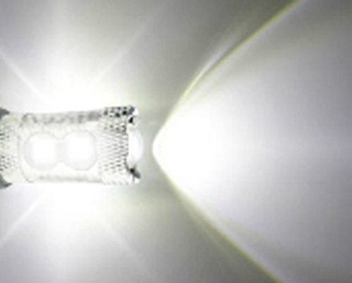 Jtech 2X 1156 7506 1003 1141 Ba15S 50W High Power Canbus Led White Signal Light Bulb #TOP2