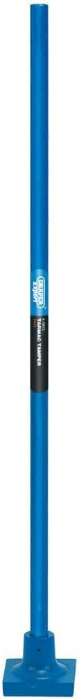 Draper Expert Tarmac Tamper | Tubular Steel Shaft Hand Tool | 135mm Square Footprint | Manual Ground Compactor | Contractor Tools| 64379