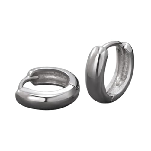 Image of SALTY ALPHA Anti Tarnish Classic Earrings for Men | Ear Hoop for Man | Stylish Fashion Jewellery Accessories for Boys | Minimal Jewelry | Ideal for Gifting | Gift for Diwali, Christmas, Marriage, Birthday