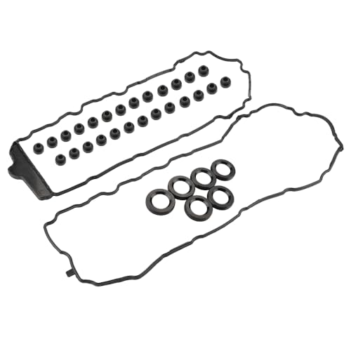 Image of Engine Valve Cover Gasket with Grommets Kit - Compatible for GMC Acadia - 3.6L V6 3564cc 217cid 2007-2008 - Replace Part VS50726R