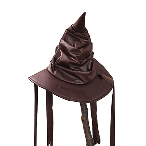 Warooma Chapeau de sorcière pour Halloween, bandeau pour homme et femme, accessoire de costume de magicien pour cosplay, Halloween, bal masqué, fête pour adulte Cover