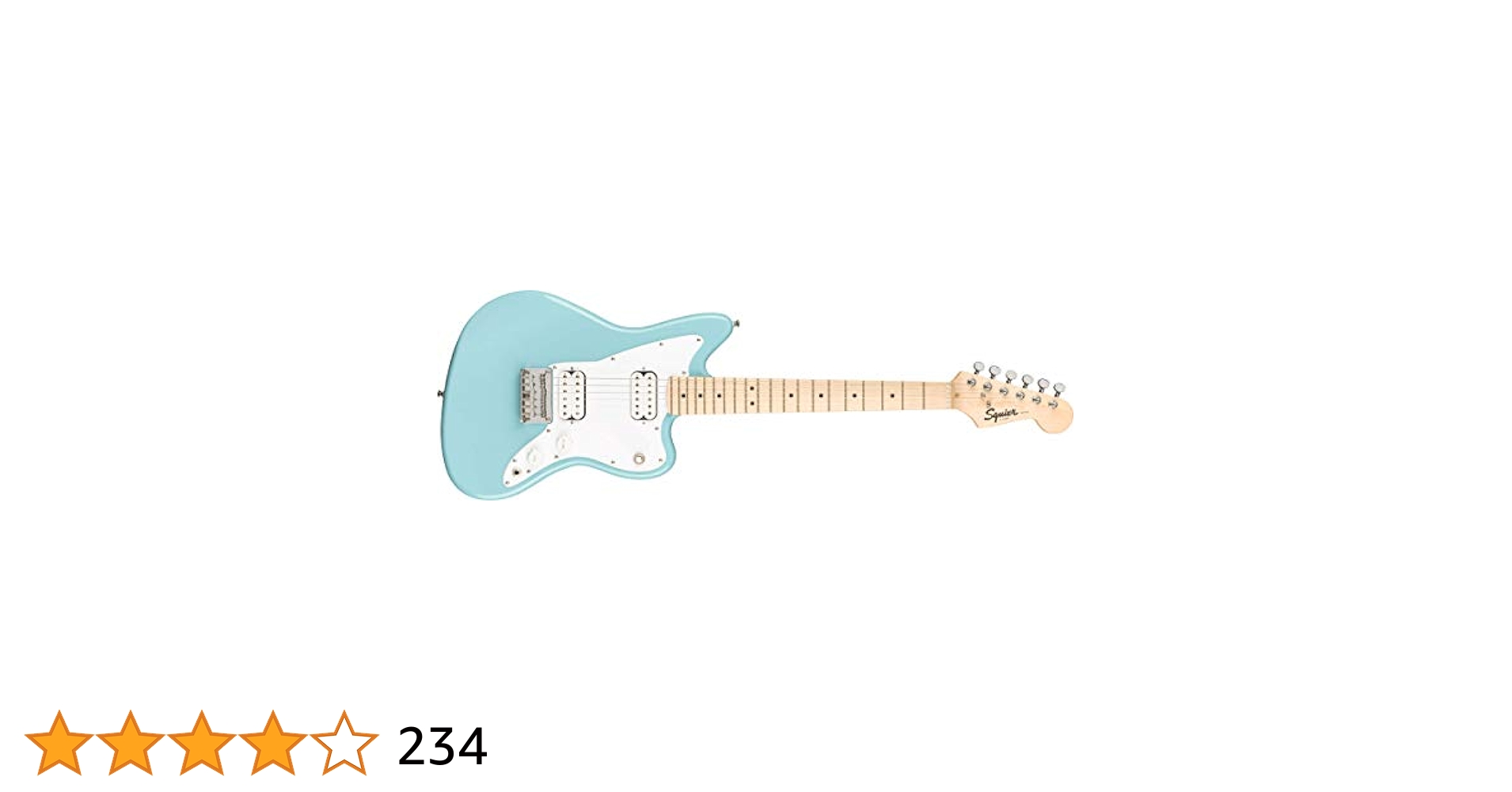 【超美品】Squier by Fender MINI Jazzmaster Squier by Fender Mini Jazzmaster HH エレキギター初心者14点