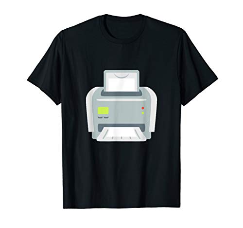 Computer Printer T-Shirt Office Fax Machine Paper Ink
