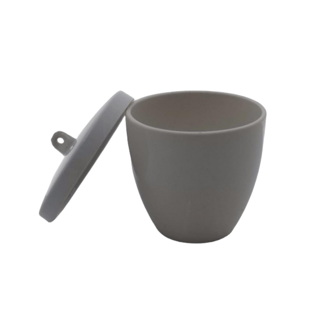 Crogioli in ceramica ad alta temperatura da 10 pezzi con coperchi - Crogioli in porcellana durevoli(100ml)