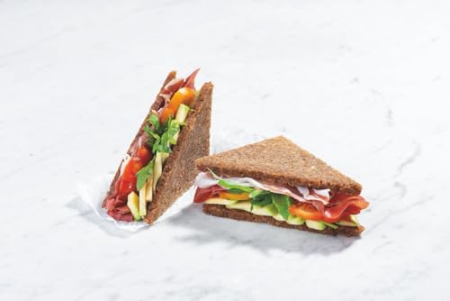 Mestemacher Bio Roggenbrot Volles Korn, vegan, Nutri Score A, ohne Konservierungsstoffe, 100 % Roggenvollkornbrot, aus vollem Korn frisch gemahlen, reich an Ballaststoffen, 9 Scheiben, 500g