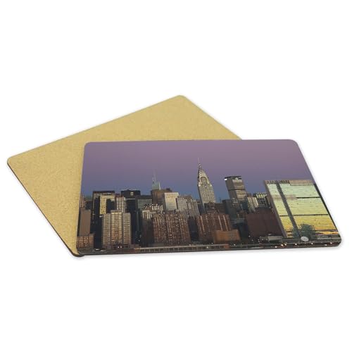 Sets de table New York en liège grand format x4 pour sublimer vos repas
