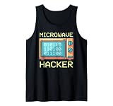 Divertido Microondas Hacker experto Tecnología Geek Camiseta sin Mangas