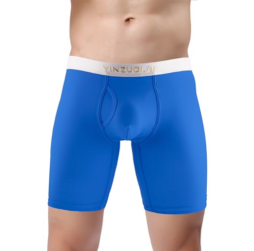 Mens Support Ball Pouch Underwear Anti-Chafing Hammock Boxer Briefs Pack2